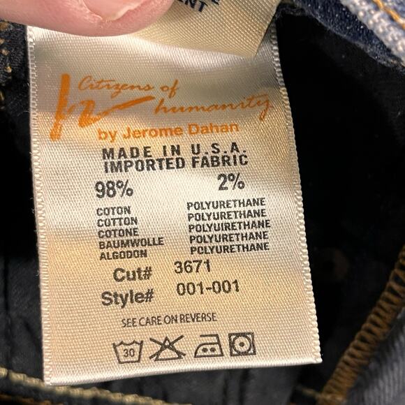 COH Citizens Of Humanity Women’s Kelly #001 Low Waist Boot Cut Jeans Sz 27 - Picture 10 of 14